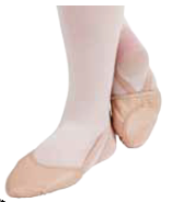 Half Ballet Shoes - leather and canvas available
