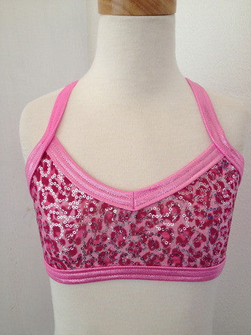 Detail Signature Top: Pink Leopard