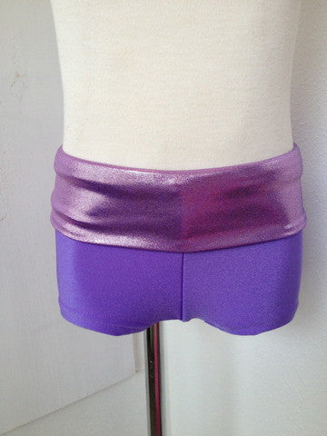 Details Signature Tie Shorts: Lavender