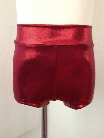 Details Basic Shorts: Crimson