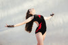 Details Madrid Leotard with Appliqué