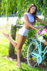 Details by Remy: Cap Sleeve Crop Top (White Sand)