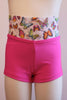 Details Signature Tie Shorts: Pink Butterfly