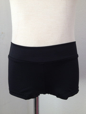Signature Hip Shorts: Matte Black
