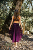 Details Plum Butterfly Skirt