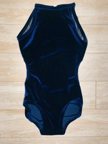 Details Bella Velvet Leotard - Navy