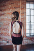 Details Gothic Leotard - Burgundy