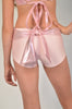 Details Signature Tie Shorts: Baby Pink