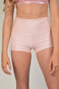 Details Signature Tie Shorts: Baby Pink