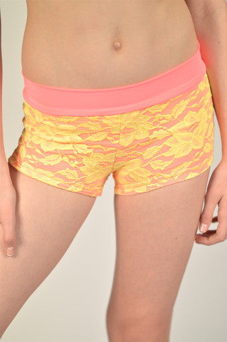 Peach Sherbet Shorts